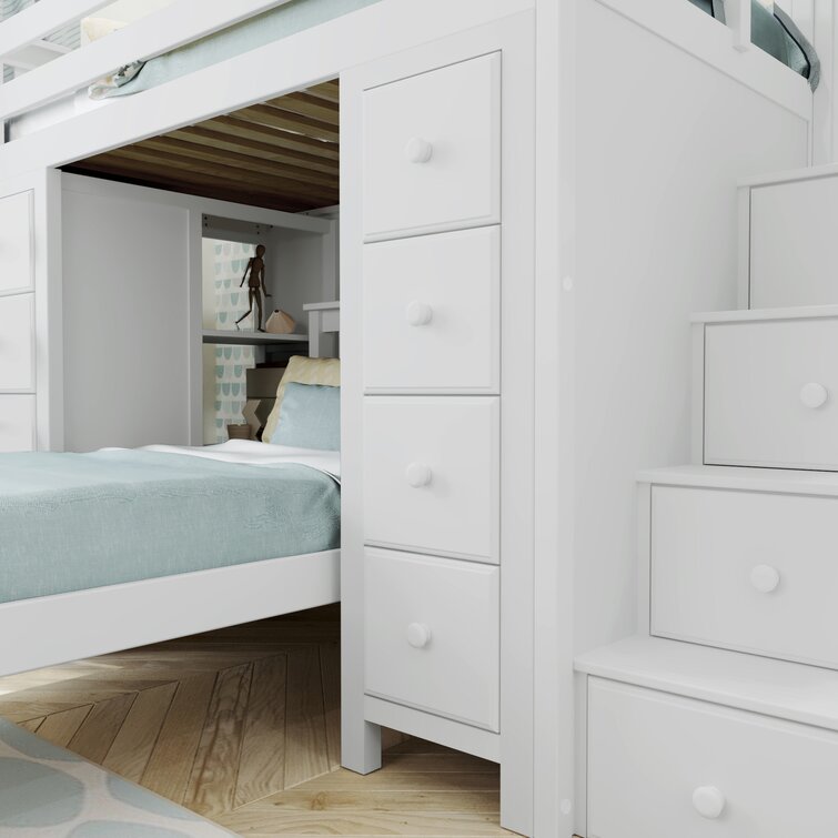 Ayres l shaped outlet bunk bed with drawers